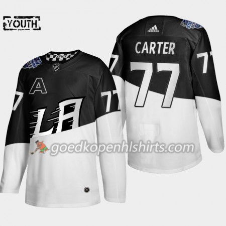 Los Angeles Kings Jeff Carter 77 Adidas 2020 Stadium Series Authentic Shirt - Kinderen